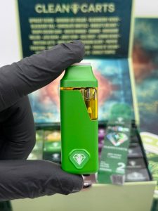 clean carts spring green 2g disposable
