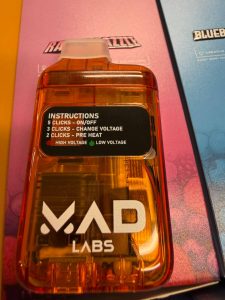 mad labs translucent series 2g disposable